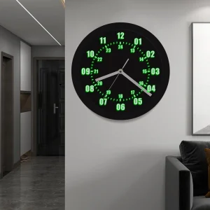 10 Inches Wall Clock Simple LED Ring