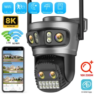 20MP 8K HD WiFi Camera Outdoor 10X Zoom
