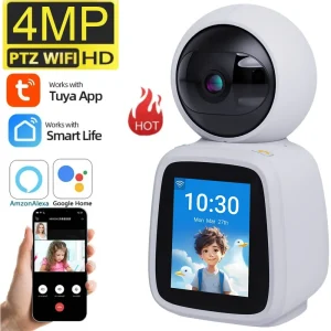 4MP WIFI Camera PTZ Indoor TUYA Two-way Voice and Video Call