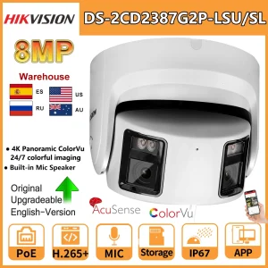 Hikvision 8MP Panoramic ColorVu Turret IP Camera